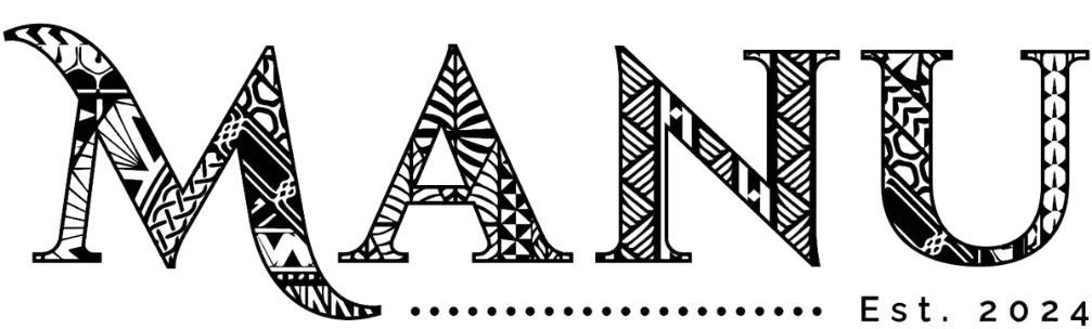 Manu Golf logo, representing Polynesian culture and diversity in golf apparel, featuring a unique, stylish design. Proudly designed in New Zealand for Kiwi golfers who value culture.