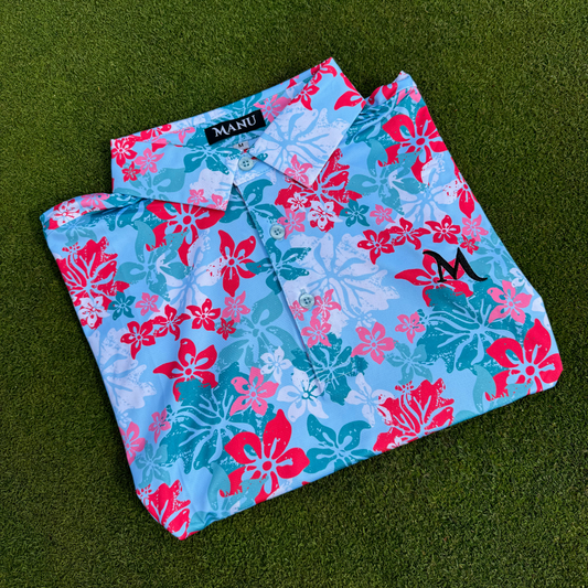 Manu Golf Island Bloom Polo